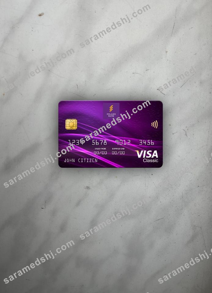 Nigeria Polaris Bank visa classic card photolook front